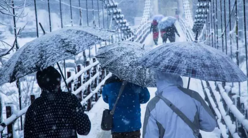 snowfall in india