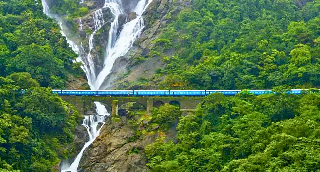 dhoodh sagar water fall goa
