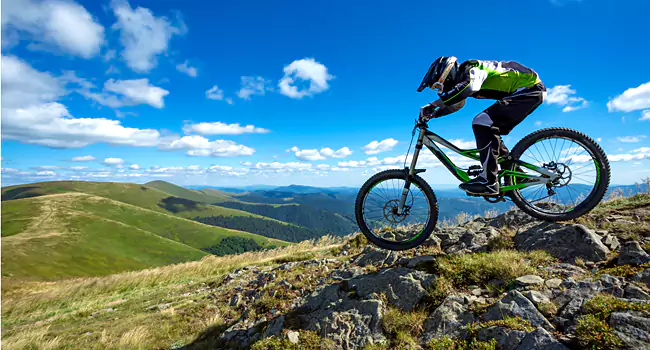 downhill cycling