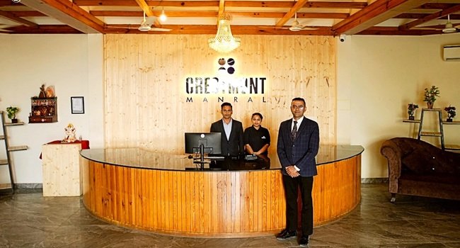 manral resort reception area