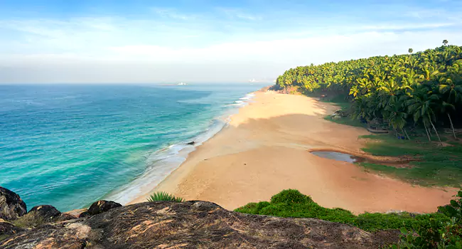 relax at kerala beach