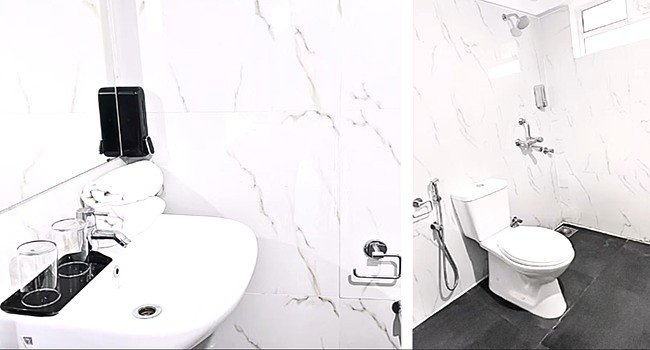 the mayfield resort, bathroom