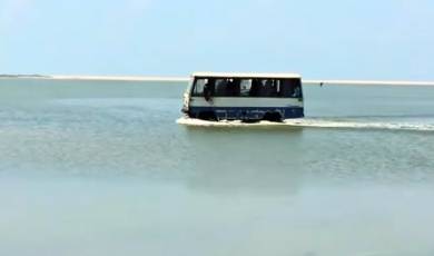 drive across the renowned adam bridge rameswaram
