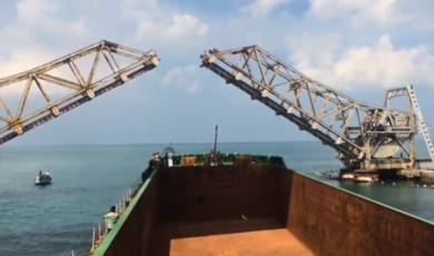 experience glass boat ride at pamban bridge rameswaram