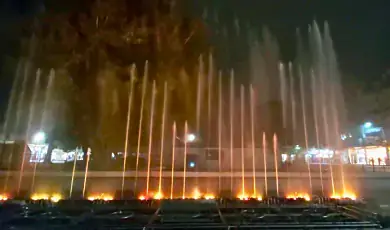musical fountain show chandigarh