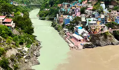 perform rituals at the alaknanda river